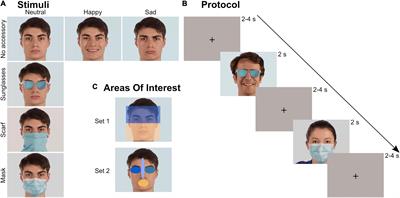 Facial mask disturbs ocular exploration but not pupil reactivity